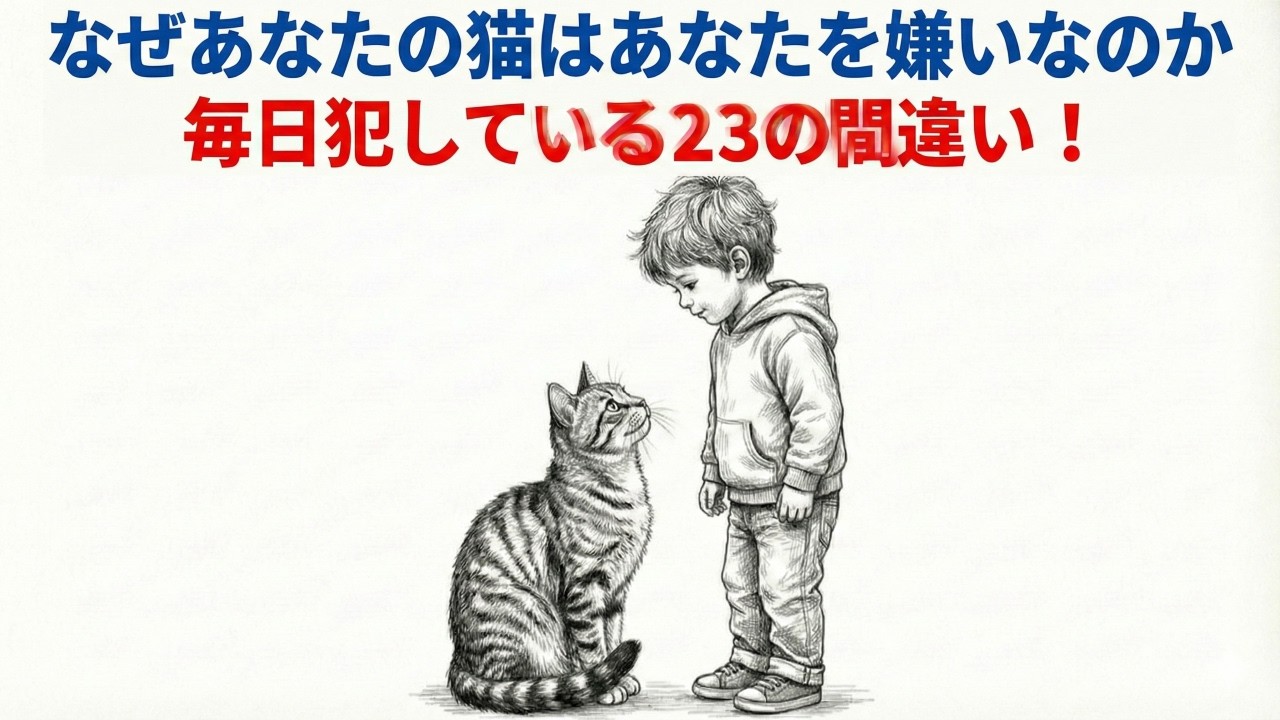 なぜあなたの猫はあなたを嫌いなのか：毎日犯している23の間違い！