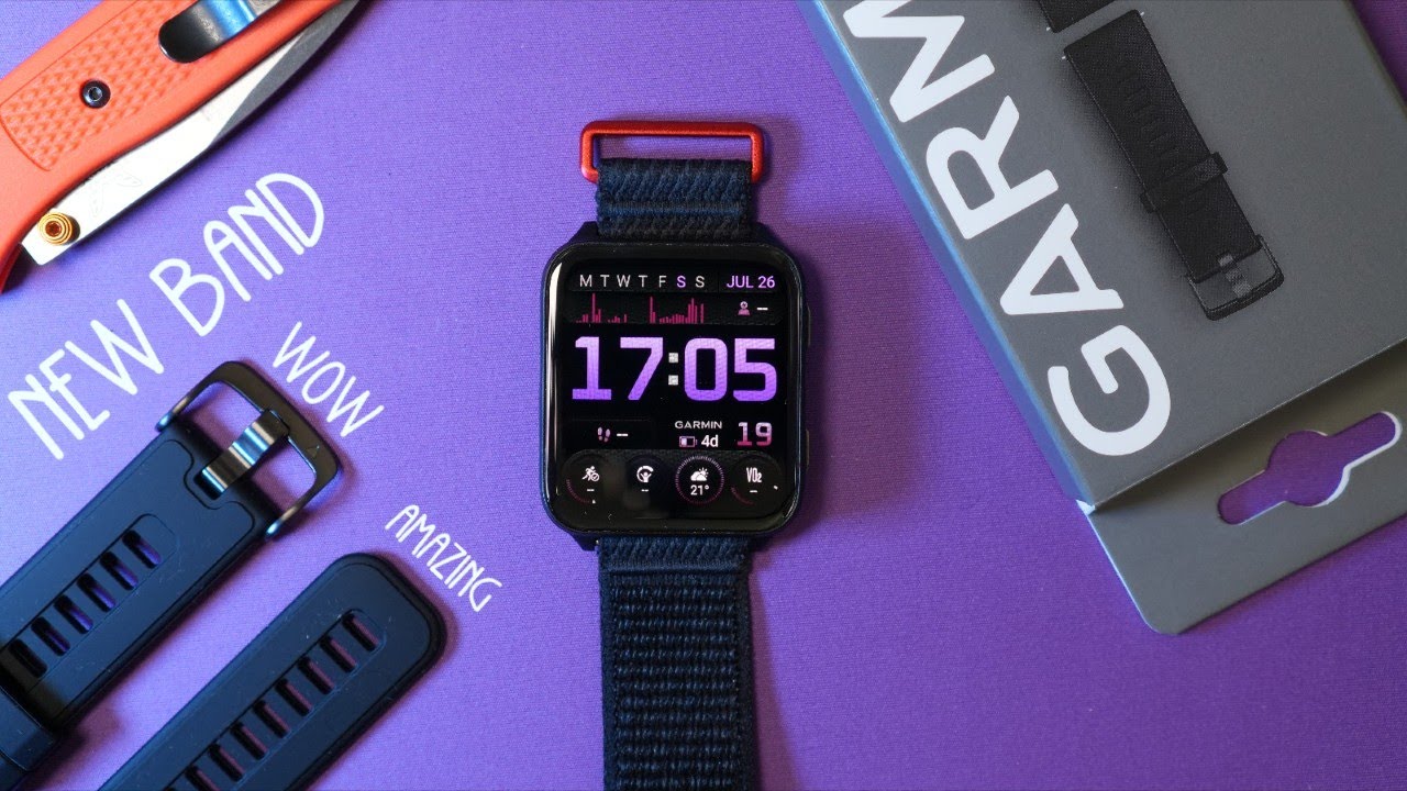 Garmin Venu X1 silicone band black 24mm Unboxing & comparison