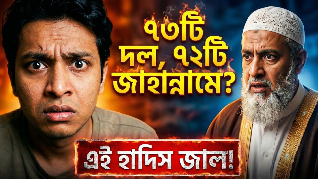 ৭৩টি দল, ৭২টি জাহান্নামে? এই হাদিস জাল! 😱 কুরআন কী বলে? | Hadith Exposed