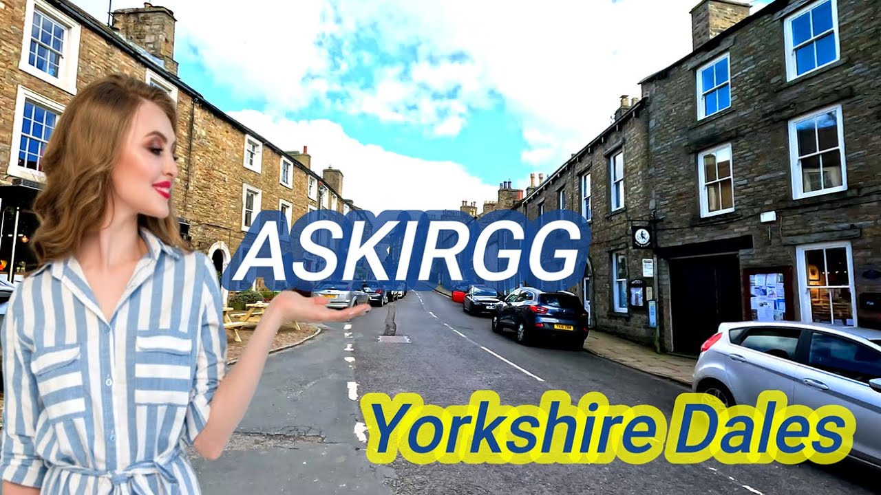 Добро пожаловать в виртуальный тур Askrigg Yorkshire Dales, пешеходное видео