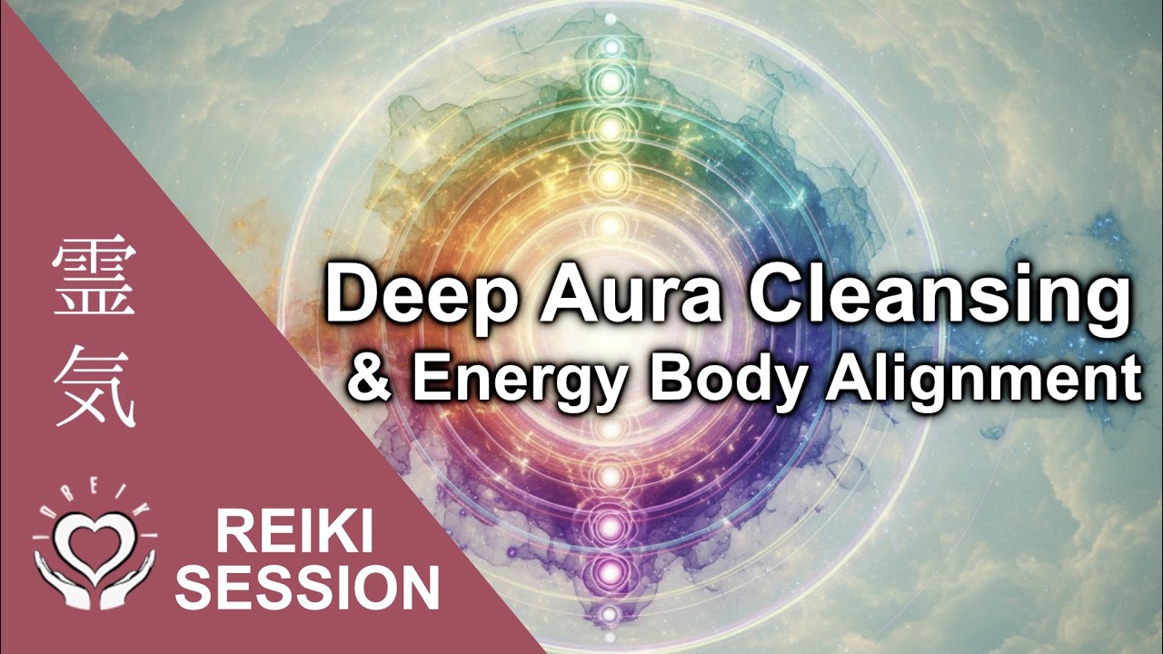 Deep Aura Cleansing Reiki | Full Energy Body Alignment | All 7 Layers + 7 Chakras + 5 Subtle Bodies
