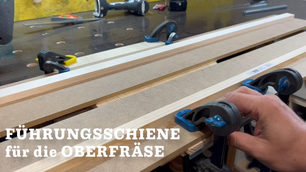 DIY FÜHRUNGSSCHIENE für die OBERFRÄSE für unter 10 Euro