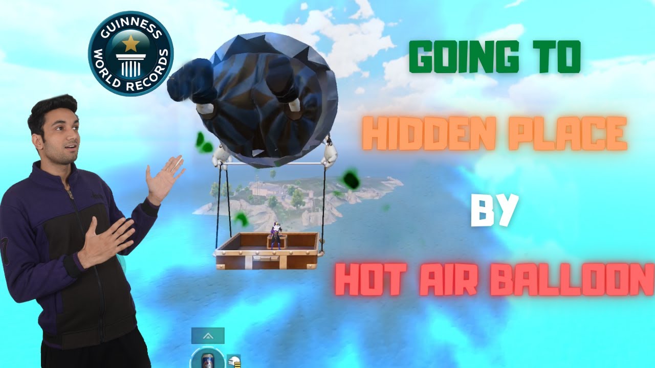 Traveling To Spawn Island Hidden Place By Hot Air balloon Best Loot New World Record Pubg