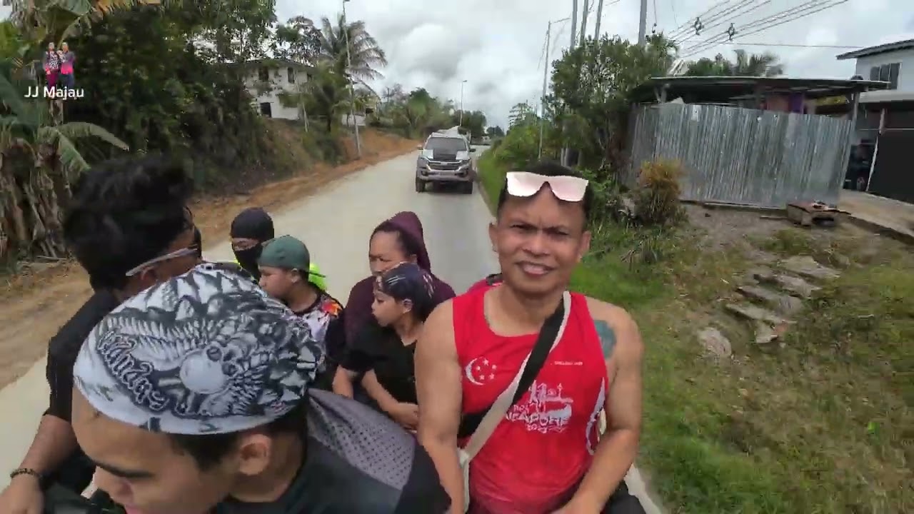 sungai Majau kapit sarawak. trip cuti sekolah menggunakan jalan alternatif baru 2025