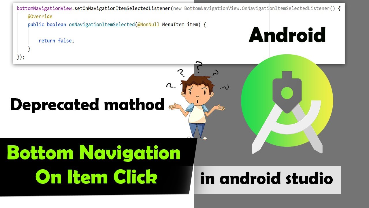 BottomNavigationView OnNavigationItemSelectedListener is deprecated | Deprecated Navigation click#65