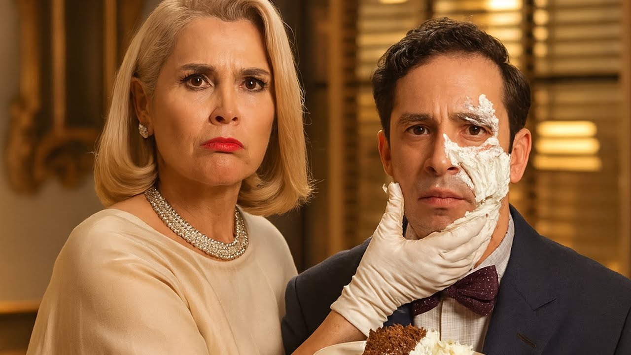 ÊTA MUNDO MELHOR! Sandra suja a cara do Celso de chantilly