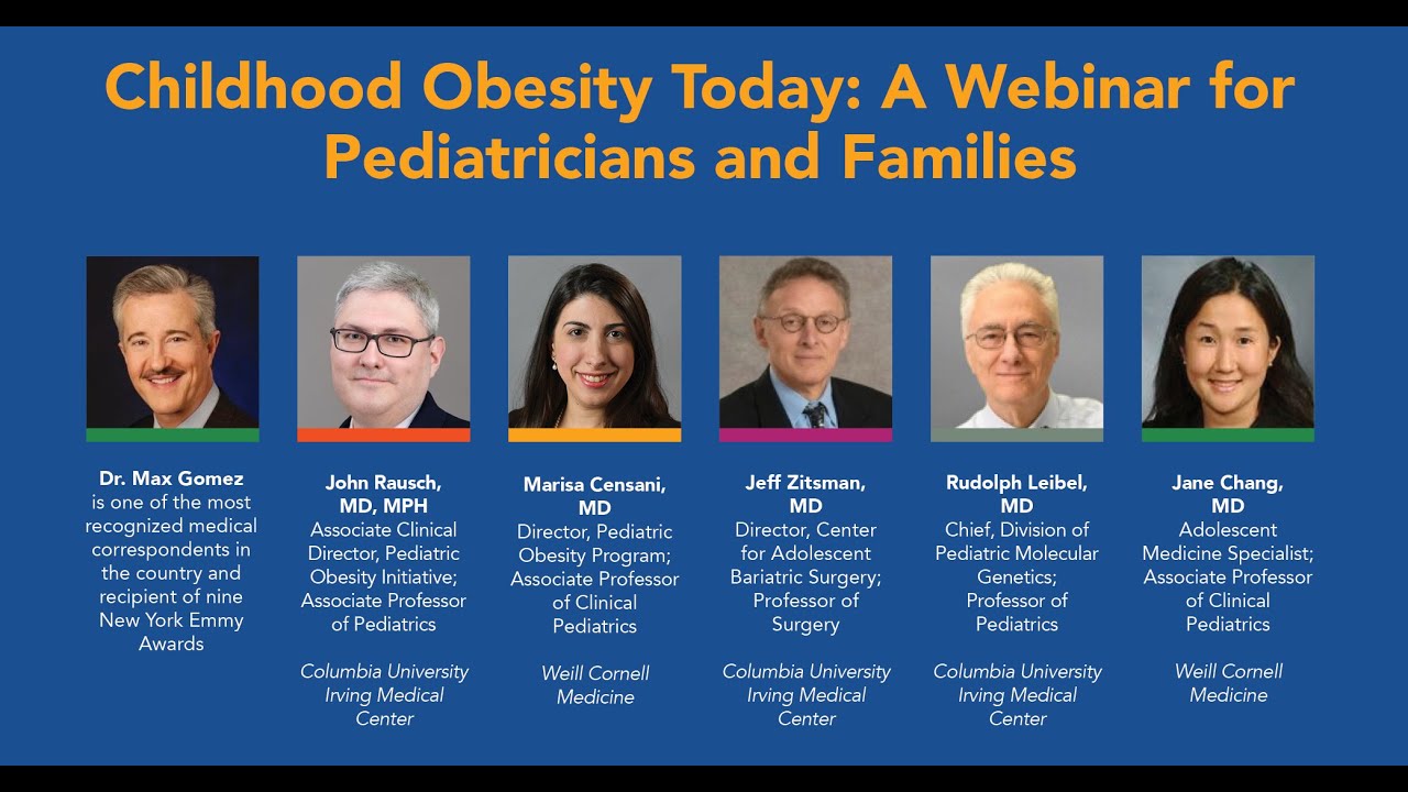 Childhood Obesity Today: A Webinar for Pediatricians and Families