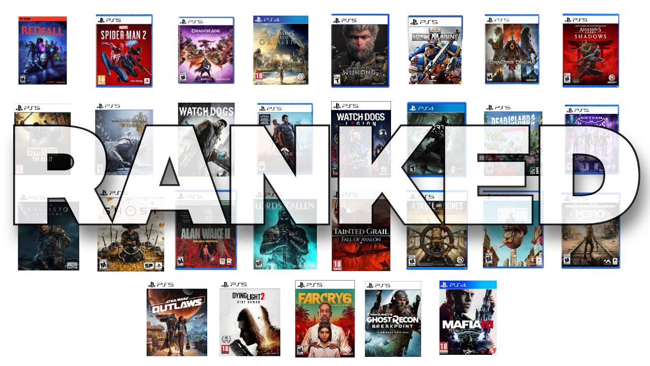 Every Game I Played in 2025 Ranked