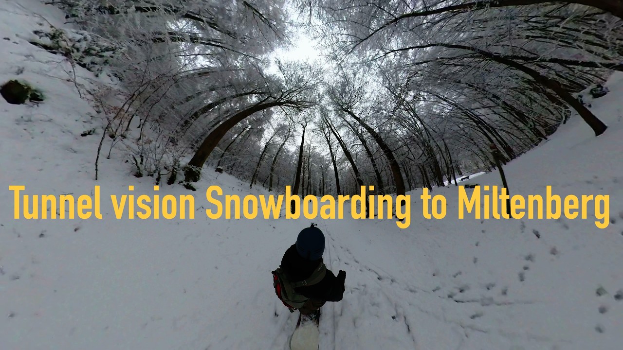 Riding from Wenschdorf to Miltenberg thru the forest captured with a insta360 and a cheesy AI Song