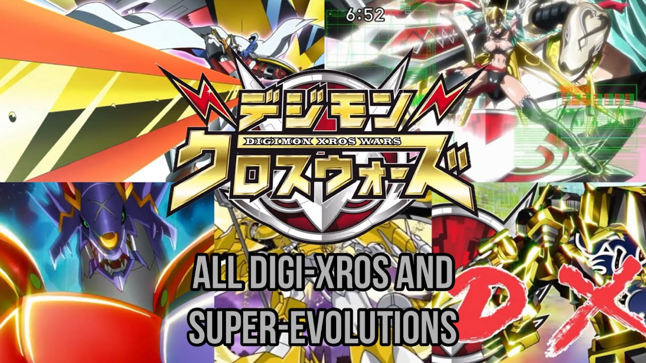Digimon Xros Wars (English Sub) - All Digi-Xros and Super-Evolutions (Seasons 1, 2, & 3, HD)