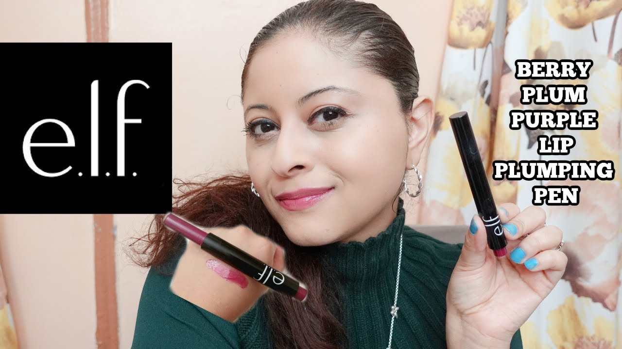 I FINALLY TRIED ELF POUT CLOUT PLUMPING LIP PEN  | REVIEW | Trina Beauty