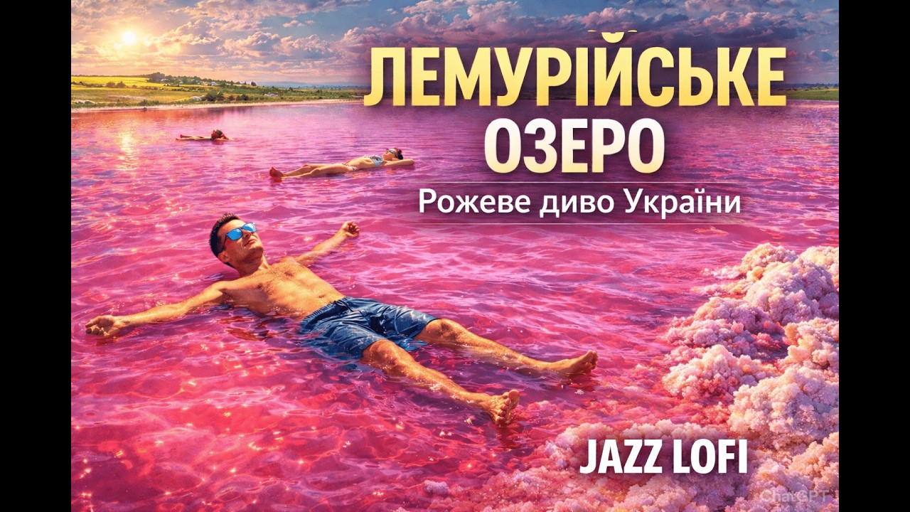 Lemuriyske Lake Jazz LoFi – Pink Salt Chill 🇺🇦 | Relax, Study, Dream (2 Hours)