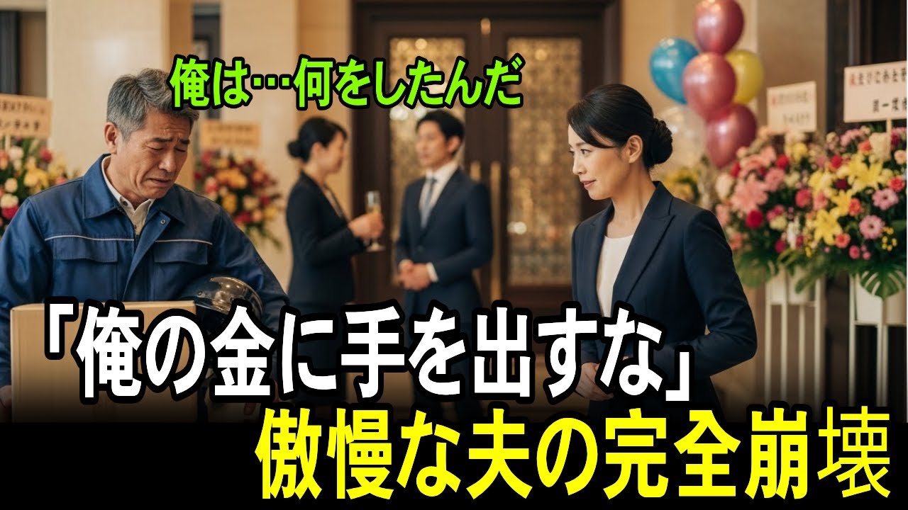 「俺の金に手を出すな」傲慢な夫の完全崩壊｜老後の物語｜人生逆転｜朗読ラジオ｜感動ストーリー
