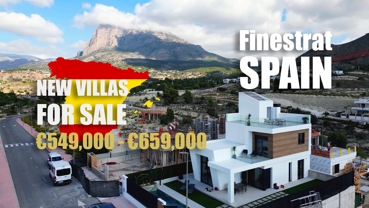 Villas for sale in Finestrat Spain | Villa Paula II is a complex of 22 High-Tech villas in Spain