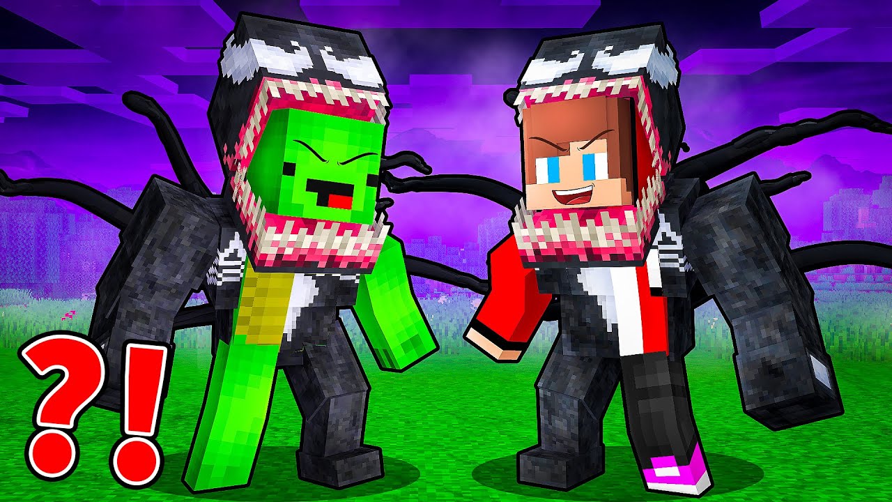 How JJ and Mikey Became VENOM in Minecraft? - Maizen