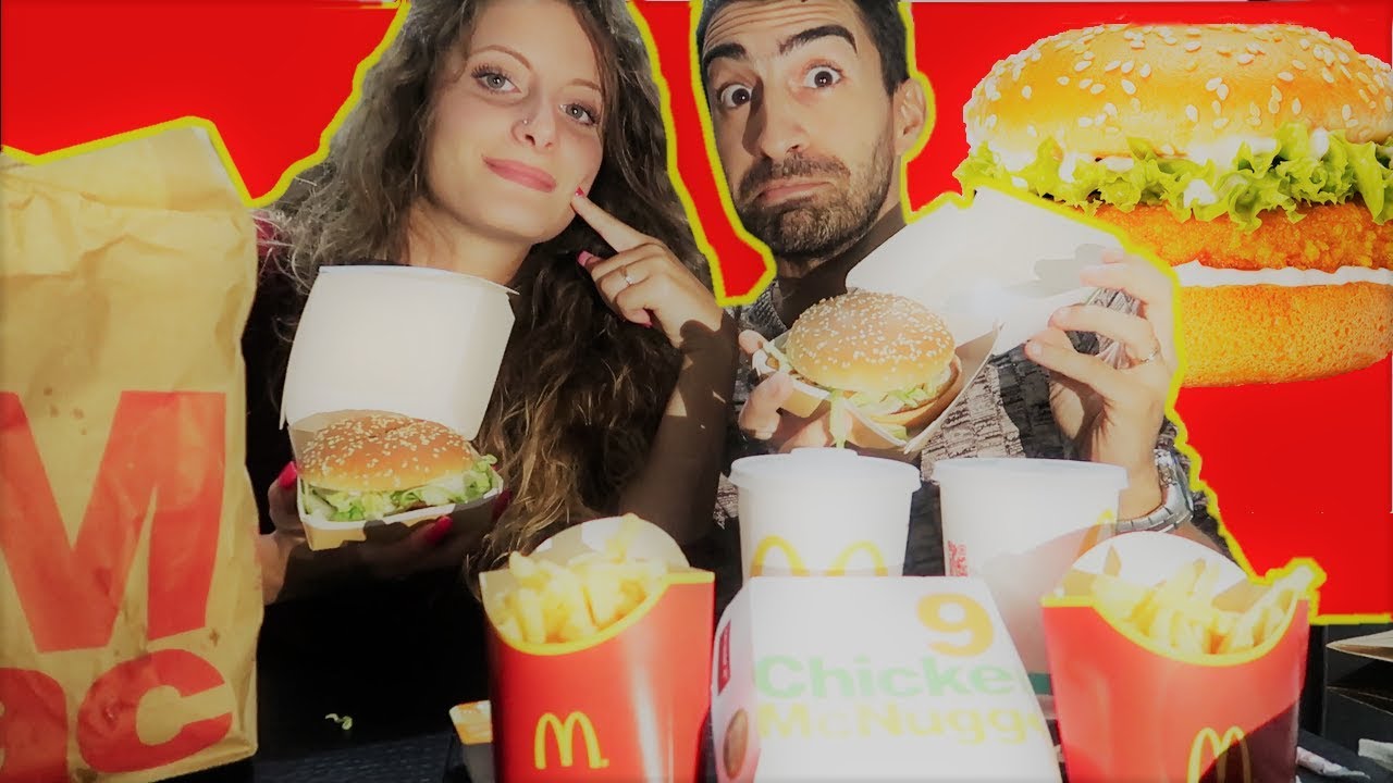 #MUKBANG ITA #MCDONALD “il singhiozzo non mi lascia mai* lo odio