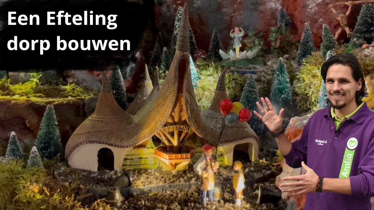 Een magisch Efteling kerstdorp maken met Martin | Luville, Lemax, MyVillage | Bouwen met Wishpel