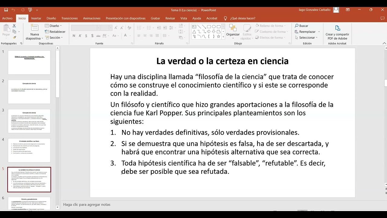 Tema 0 (ciencia y refutabilidad)