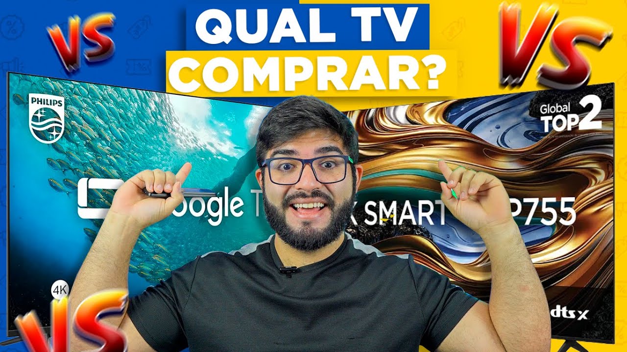 TCL P755 ou PHILIPS PUG7019? TESTAMOS as 2 Smart TVs 