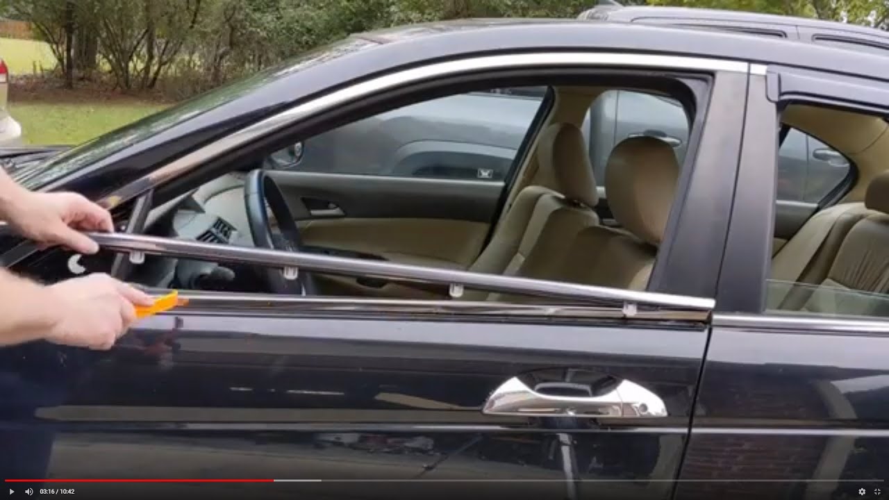 2010 Honda Accord Weather Strip Window Molding Replacement