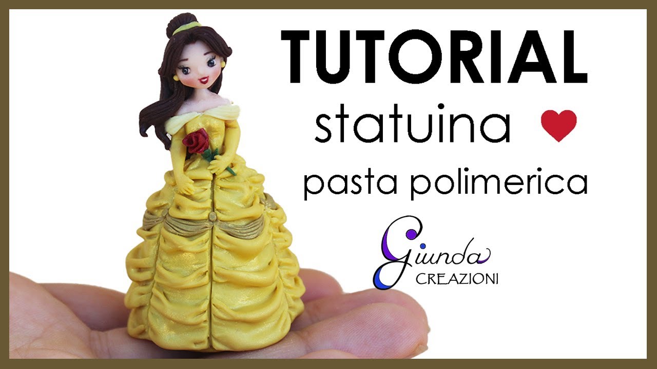 [ITA] Belle in fimo Tutorial - Statuina / Cake topper in pasta polimerica