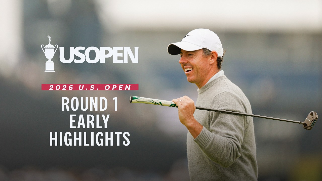 Лучшие моменты U.S. Open 2026: 1-й раунд, начало дня