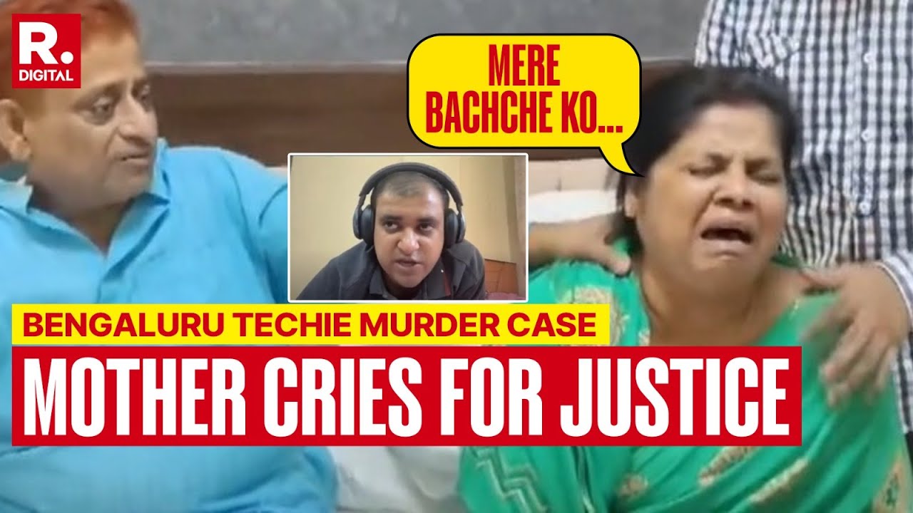 Bengaluru Techie Atul Subhas's Mother inconsolable After Son's Demise