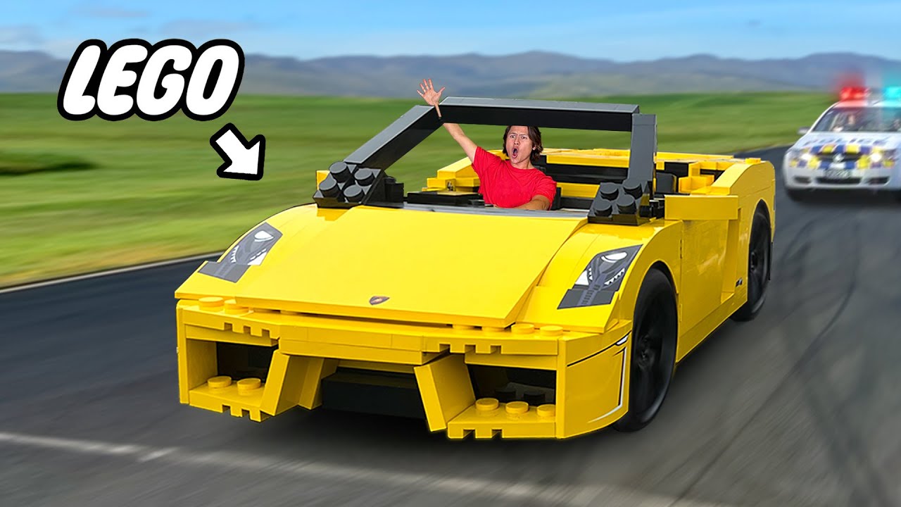 Я построил Lamborghini из LEGO в натуральную величину