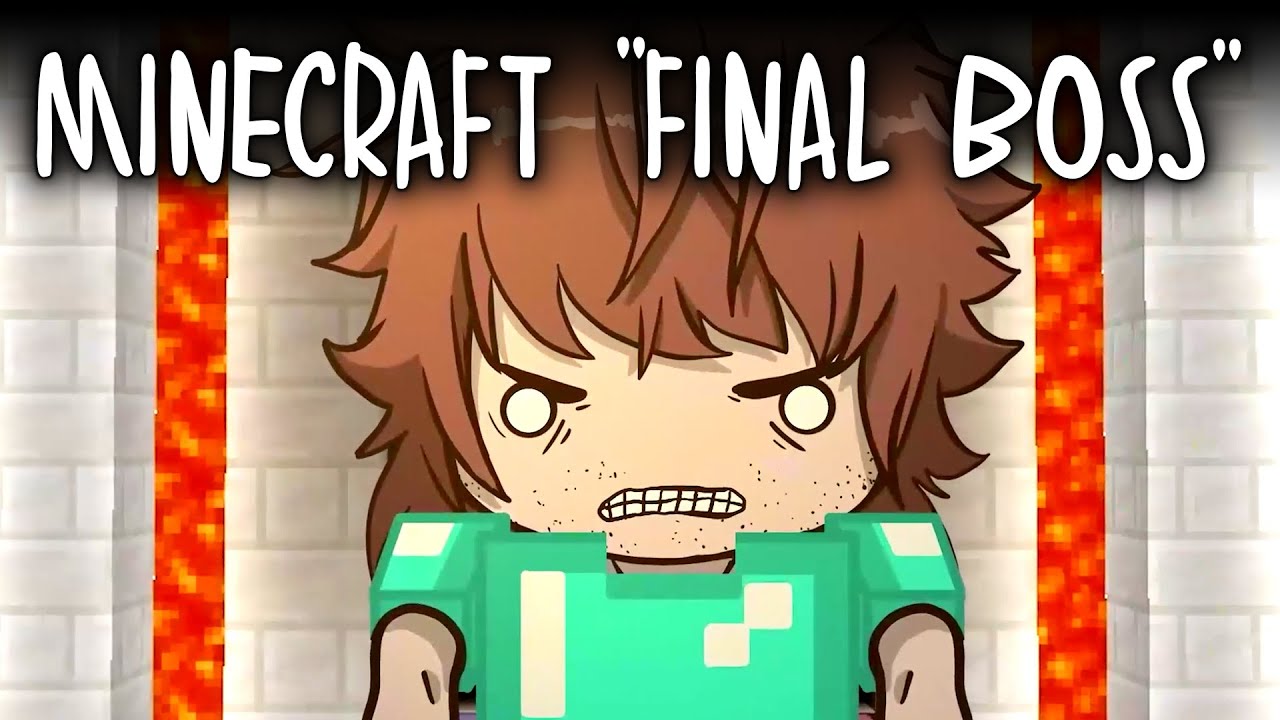The Final Boss in Minecraft's Lost Castle (Cartoon Animation)