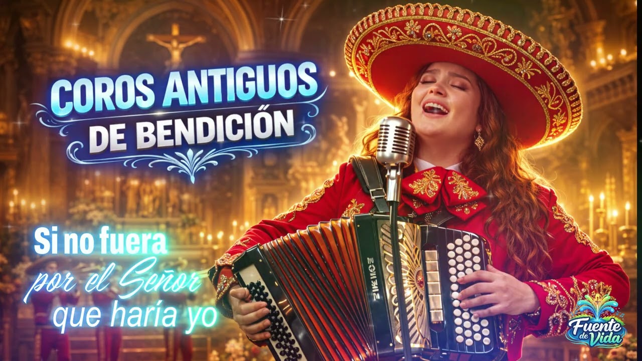 Si no fuera por el Señor, que haría yo. Coros de bendicion. Cumbia Cristiana Mariachi