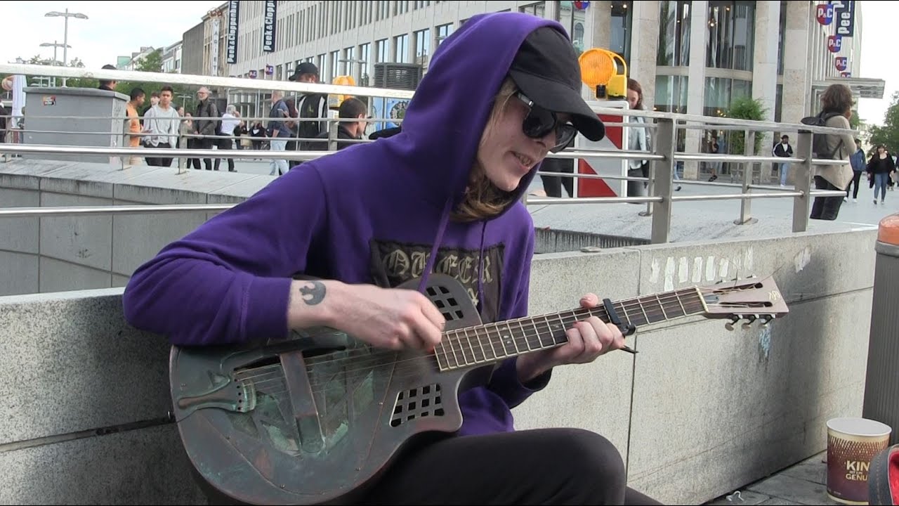 Schmetterlinge - Drei rote Pfiffe ( COVER ) Stra&szlig;enmusiker aus Leipzig / Kr&ouml;pcke Hannover 1.8.2023