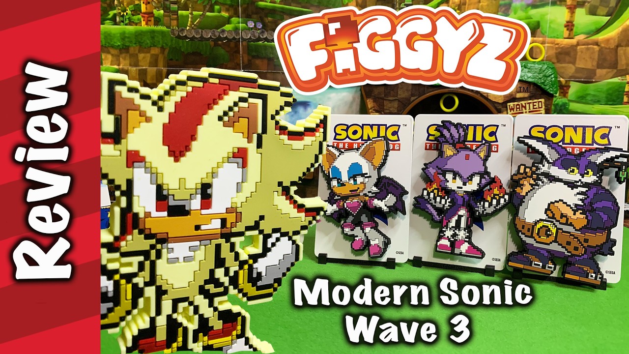 Modern Sonic FIGGYZ Wave 3! Super Shadow, Rouge, Blaze and Big!