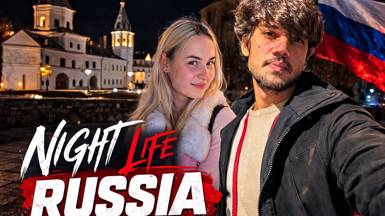 I explored the night life in Russia 🇷🇺