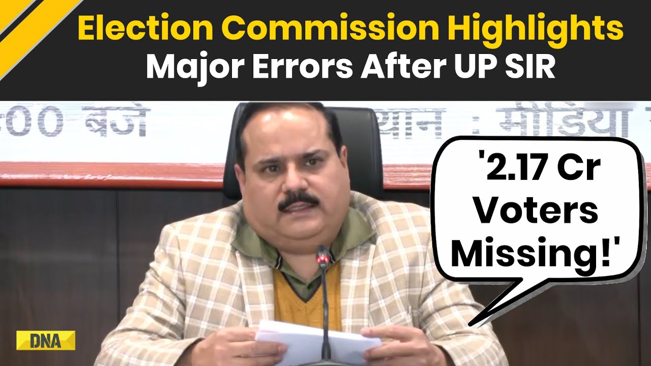 UP News: '2.17 Cr Voters Missing...' EC Highlights Major Errors In Voter List Draft After UP SIR