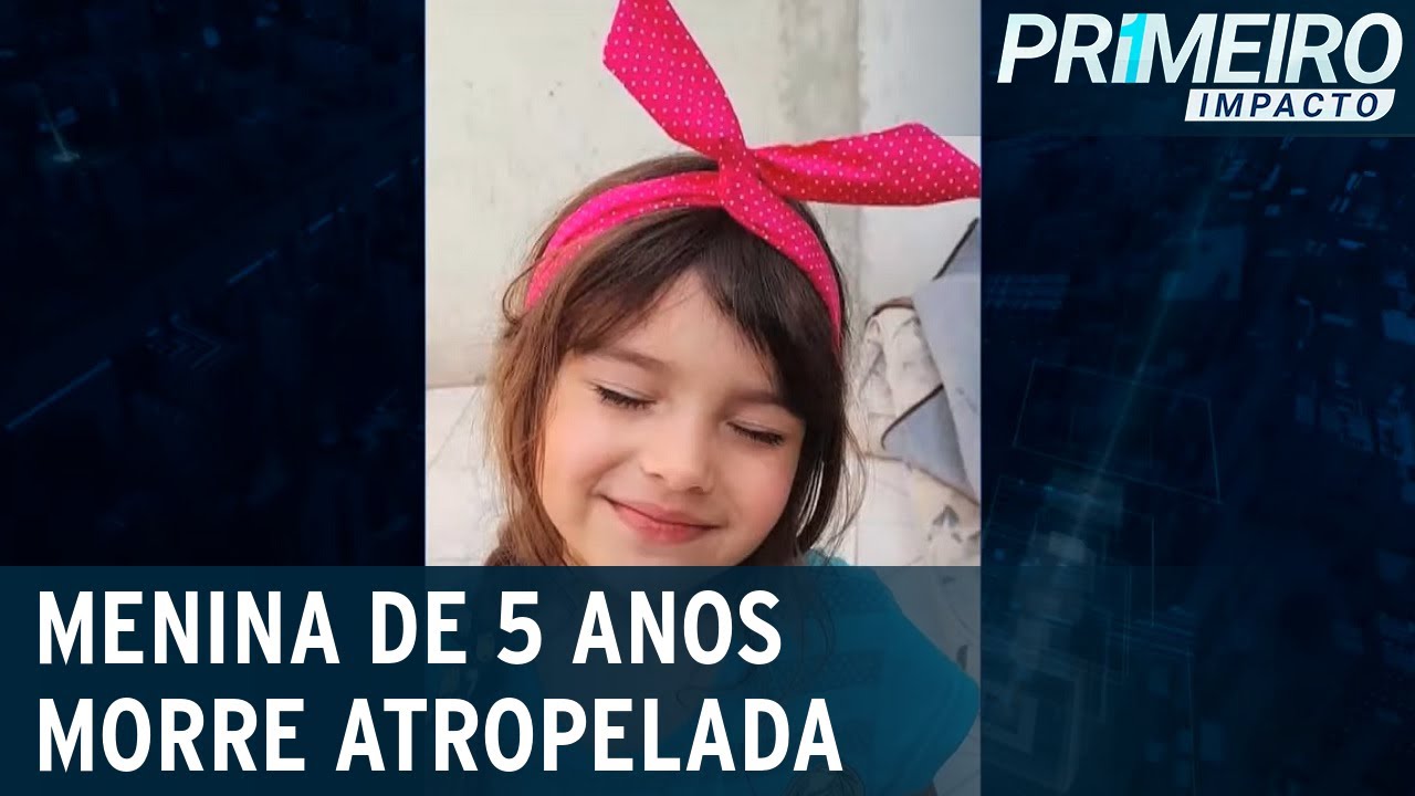 Morte de menina atropelada abala cidade no Paraná | Primeiro Impacto (05/01/21)
