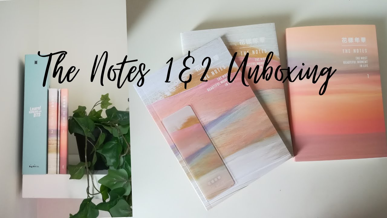Unboxing BTS The Notes 1&2 The Most Beautiful Moment In Life HYYH