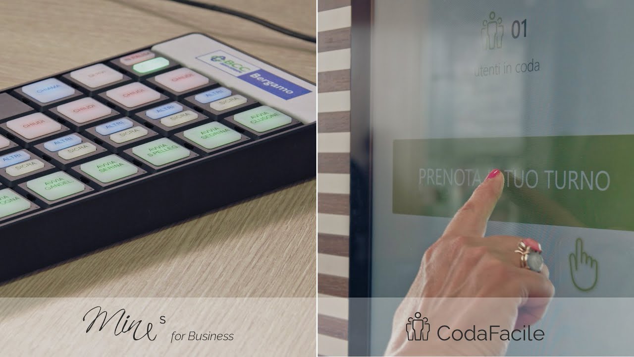 Specialwaves presenta Mine S for Business e CodaFacile, per Progetto 8-18 di BCC Bergamo