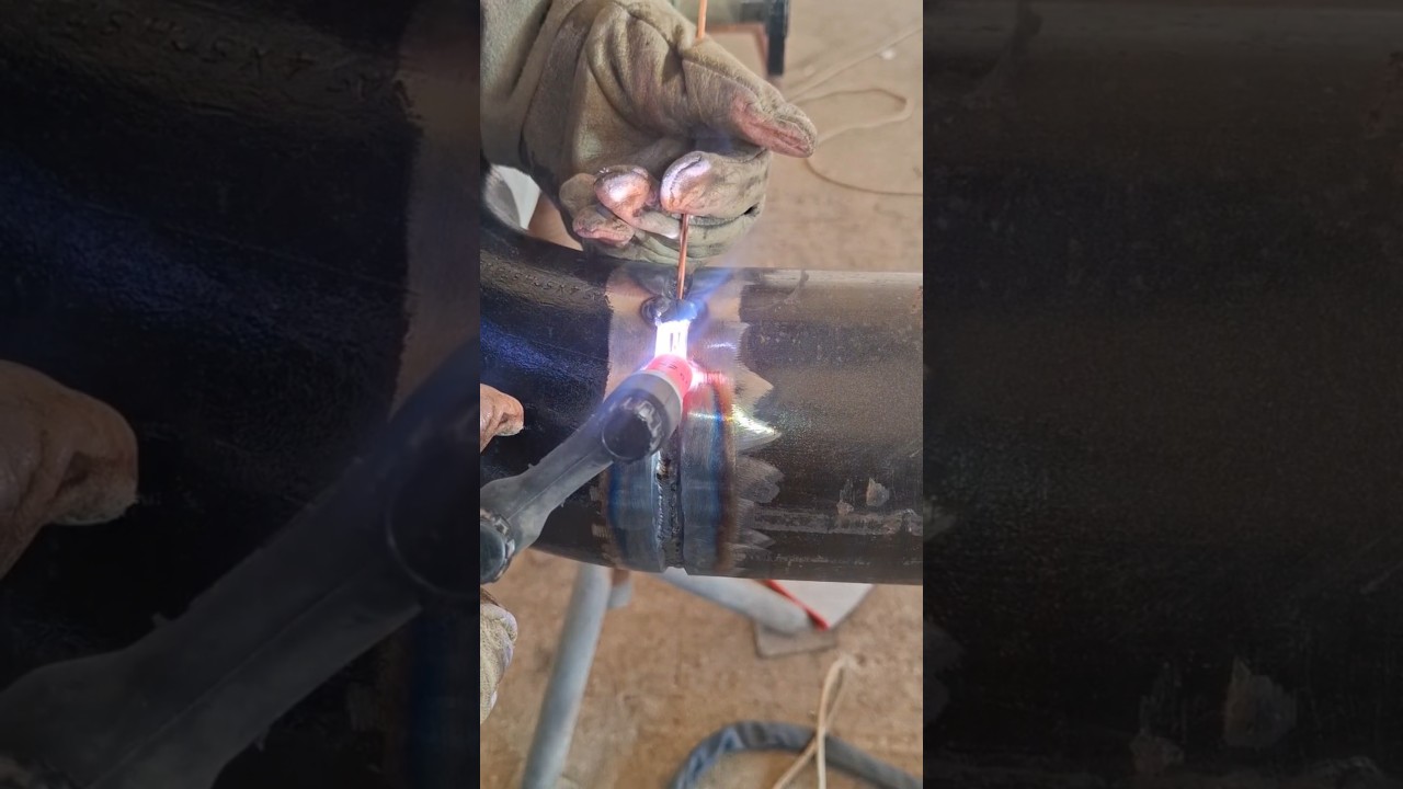 Carbon Steel Root Weld tips and tricks #welder #welding #shorts #shortsfeed #tig #mig #arc #reels