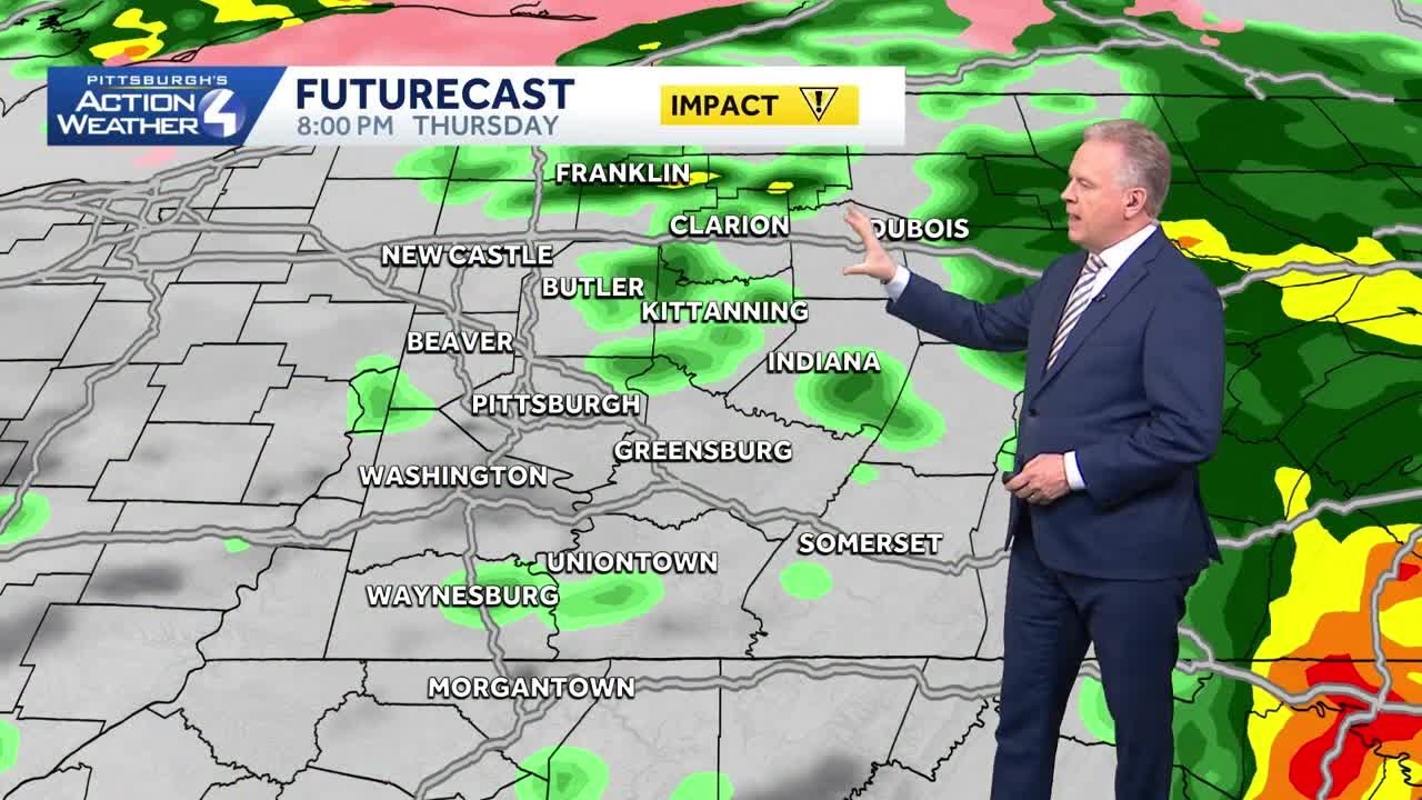 Rain continues in Western Pa. this week