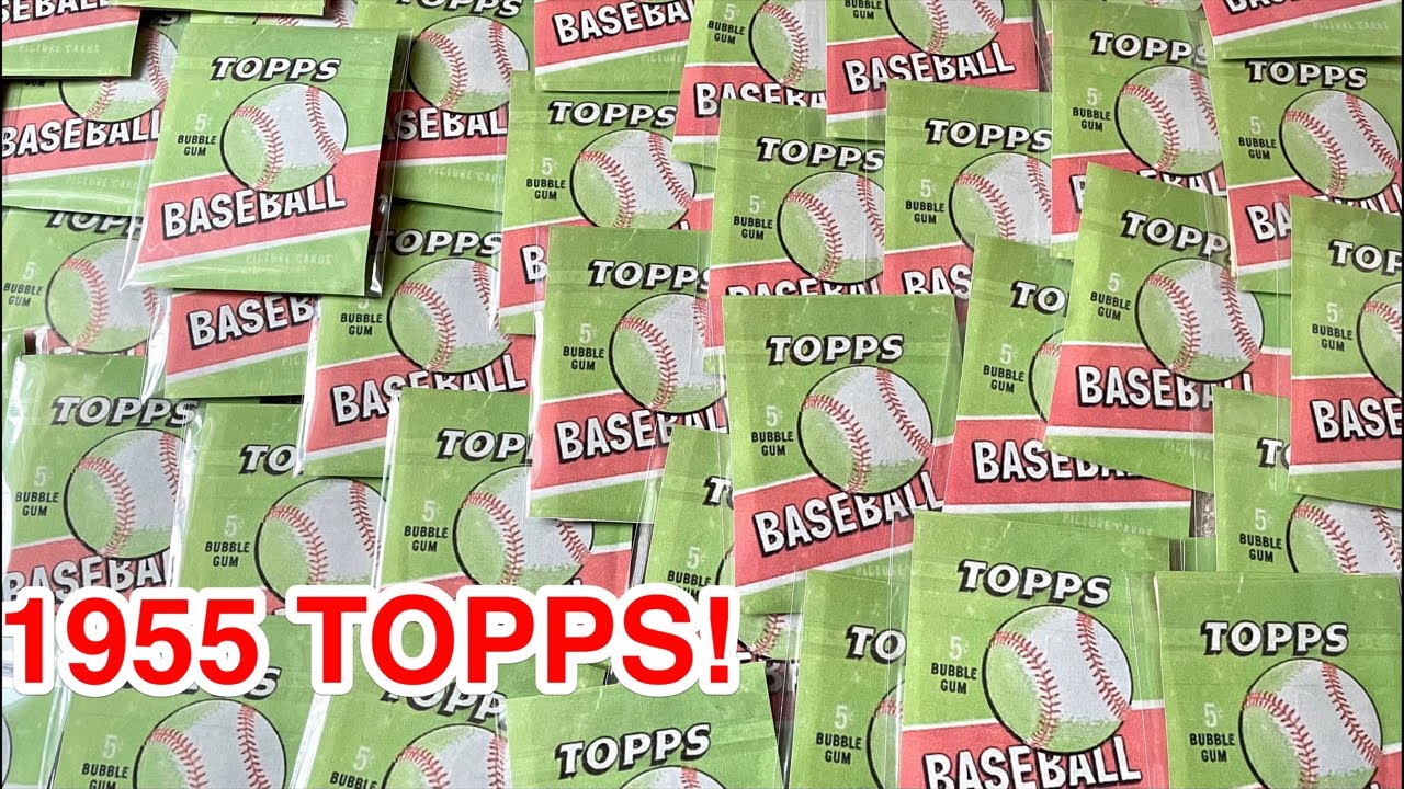 1955 TOPPS BASEBALL CARD THROWBACK THURSDAY LIVE!  SET BREAK!