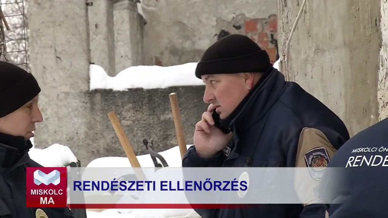 Miskolc Ma 2026. 01. 14.: Rendészeti ellenőrzés a Hidegsoron