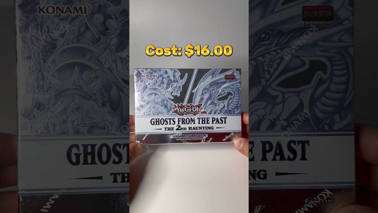 I open a Yugioh Ghosts From the Past 2 box