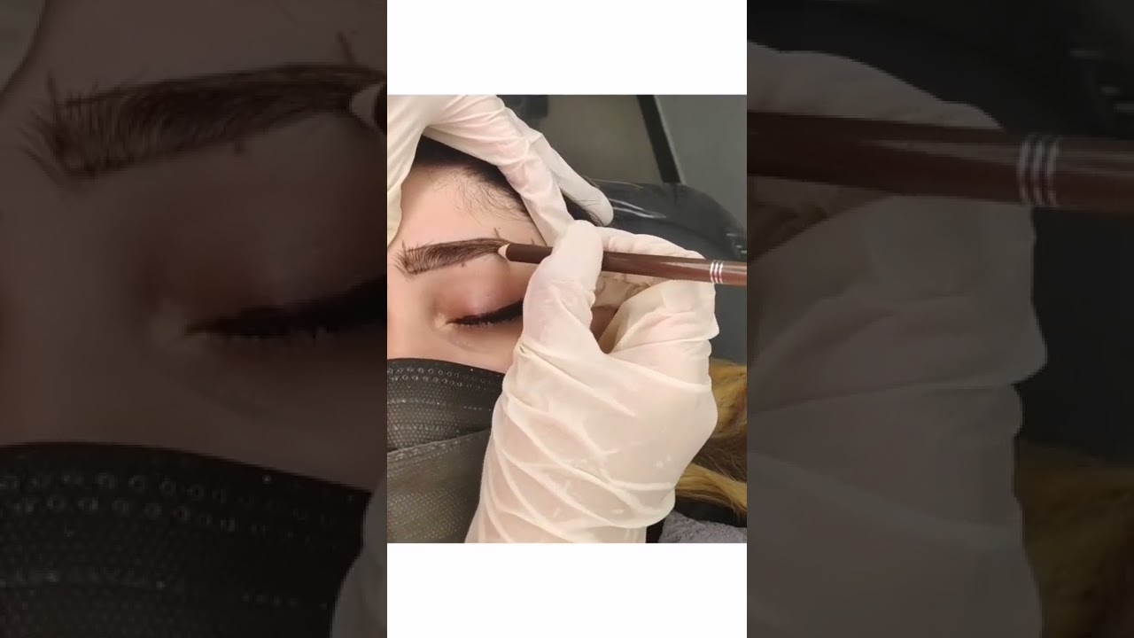 قرینه سازی ابرو با دیوایدر