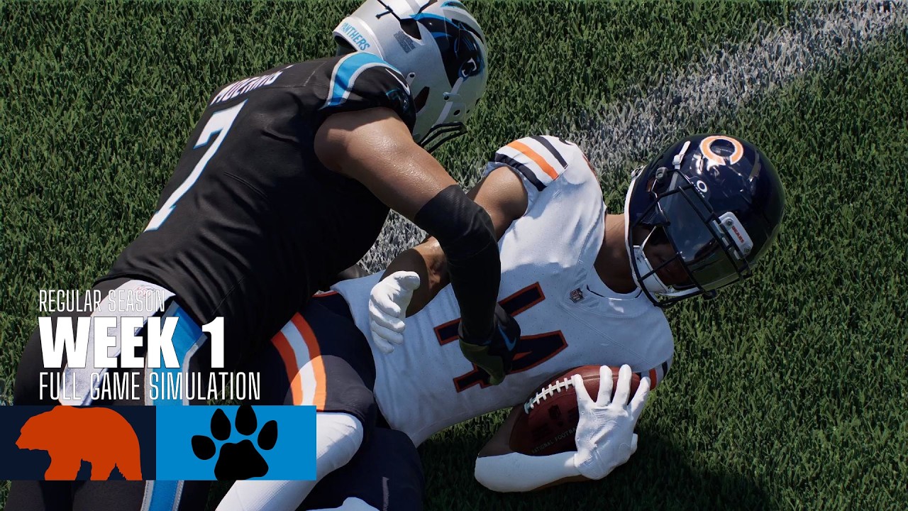 Bears vs. Panthers | 2026 Season Week 1 | Madden NFL 27 Simulation