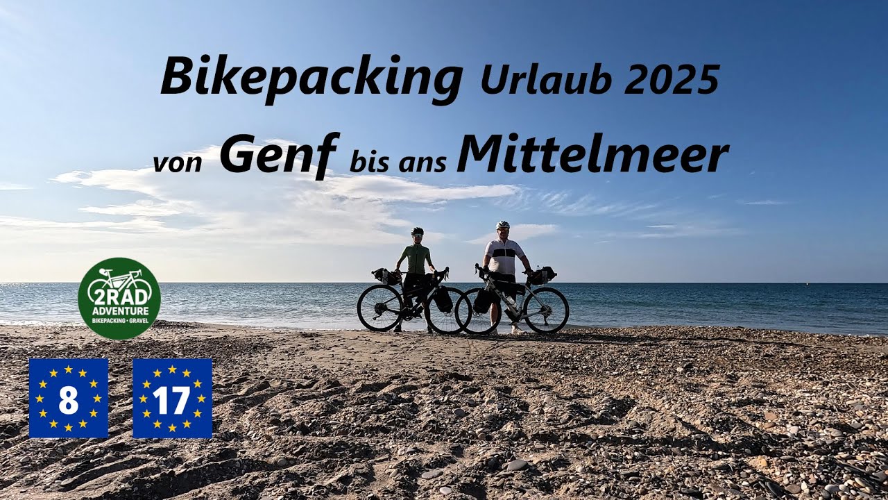 Mit dem Gravelbike von Genf nach Barcelona (bis ans Mittelmeer)