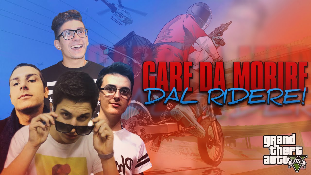 GTA V | GARE DA MORIRE DAL RIDERE! w/ Stepny, Surreal & Vegas