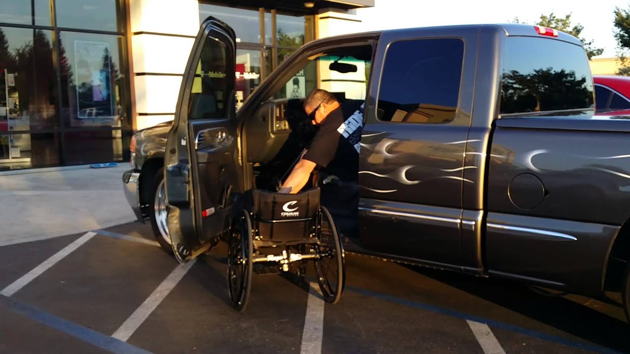 Paraplegic Truck Transfer with SmartDrive