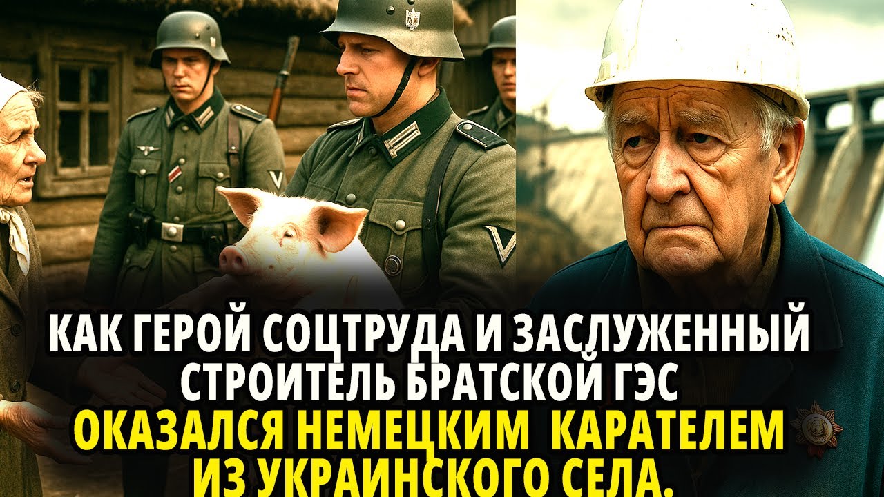 КАК ГЕРОЙ СОЦТРУДА И  СТРОИТЕЛЬ БРАТСКОЙ ГЭС ОКАЗАЛСЯ НЕМЕЦКИМ  КАРАТЕЛЕМ ИЗ УКРАИНСКОГО СЕЛА