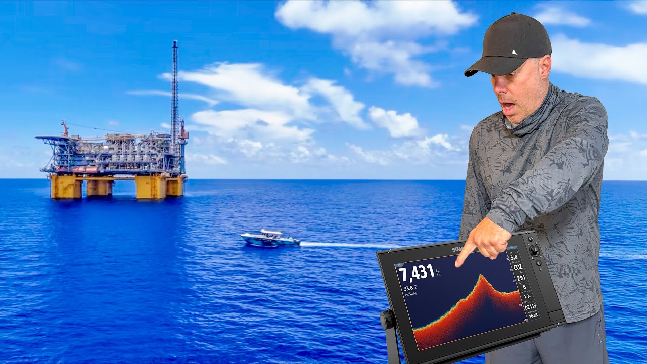 Fishing The Gulf's BIGGEST Oil Rig In 7,400' Of Water!