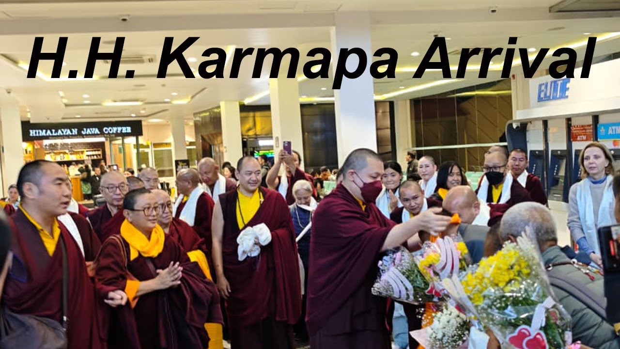 His Holiness Arrival at Nala Monastery